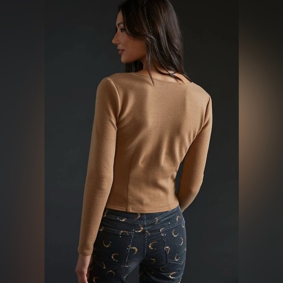 BB Dakota Ribbed Corset-Seamed Top | Size XL - Picture 2 of 9